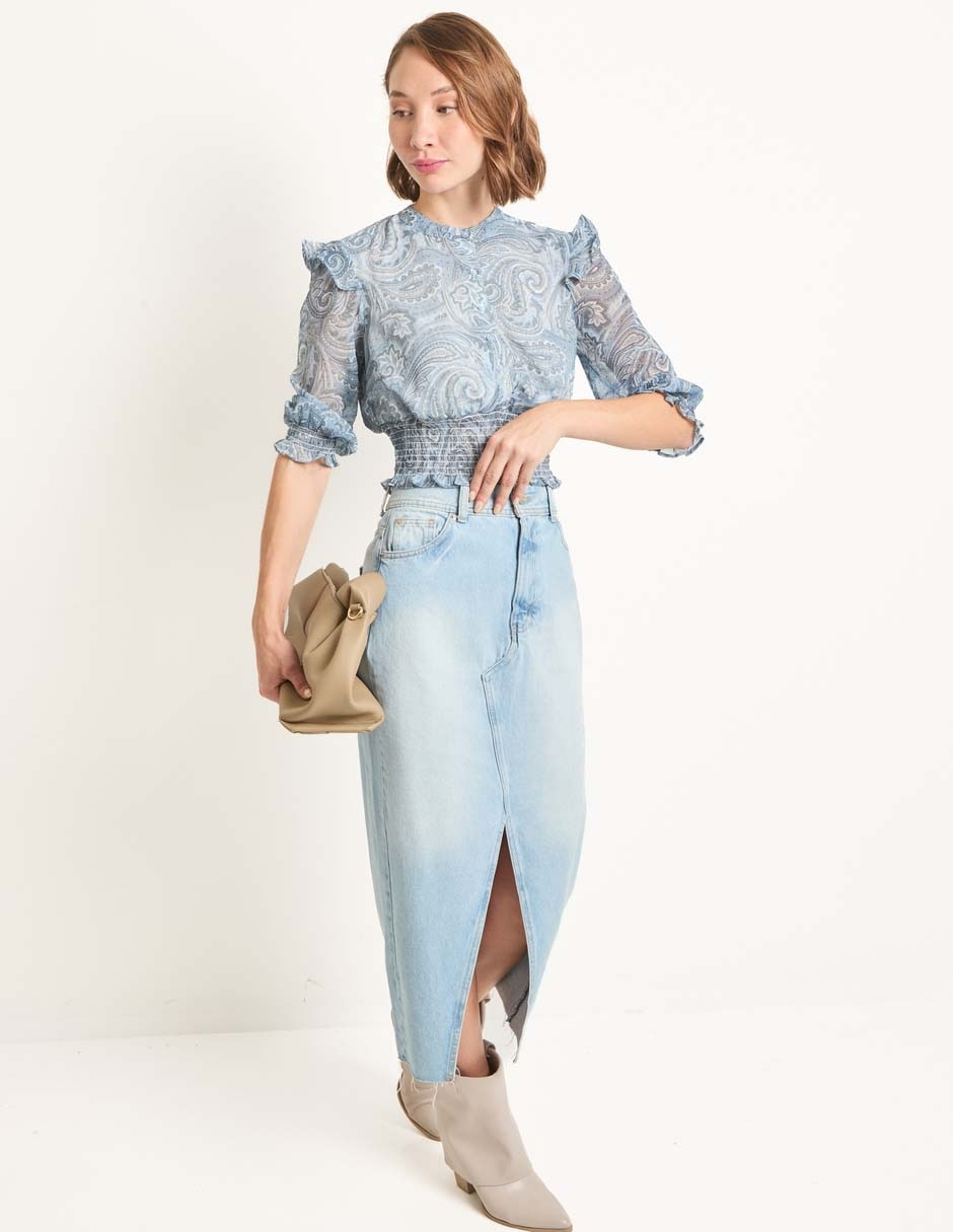 Blusa manga 3/4 para mujer 3