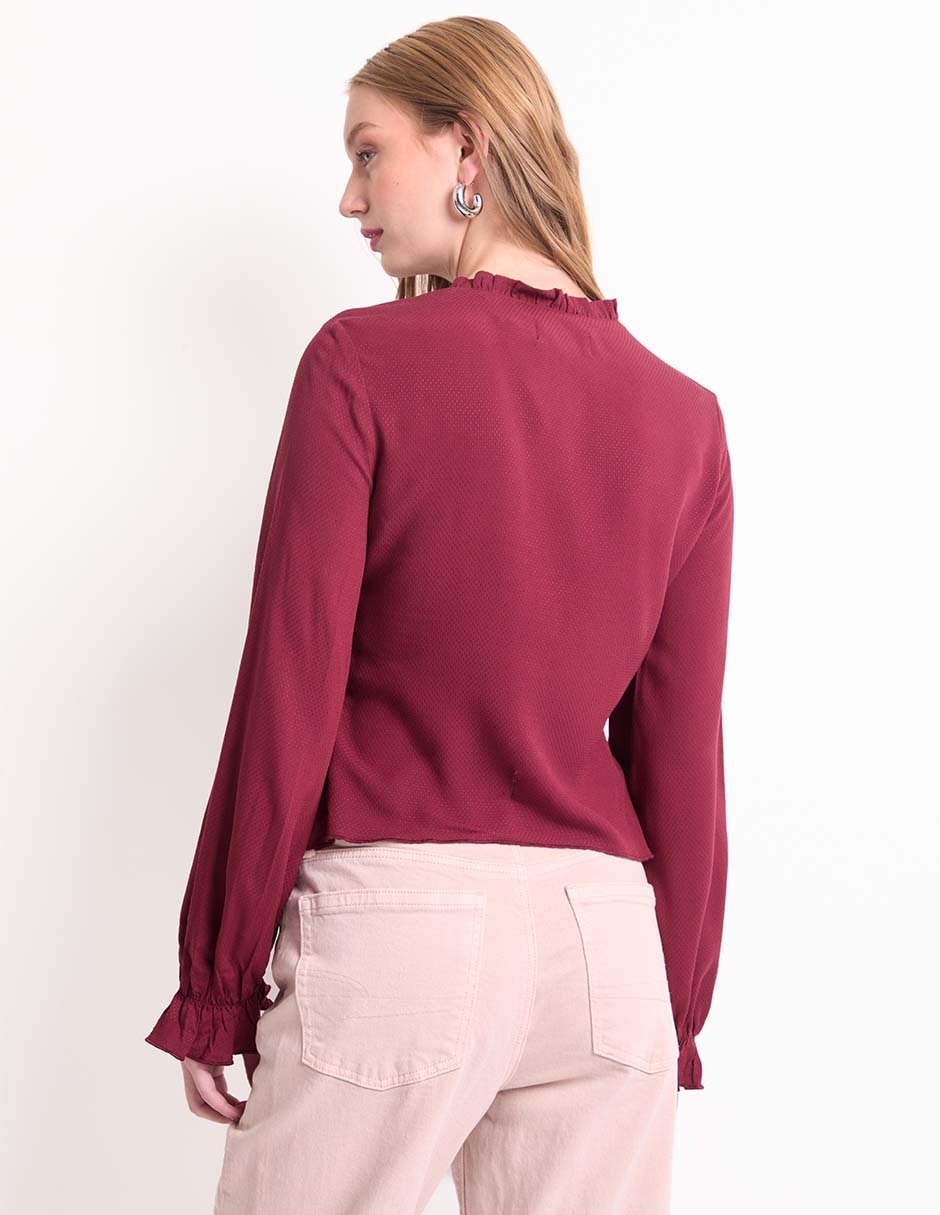 Blusa manga larga para mujer 2