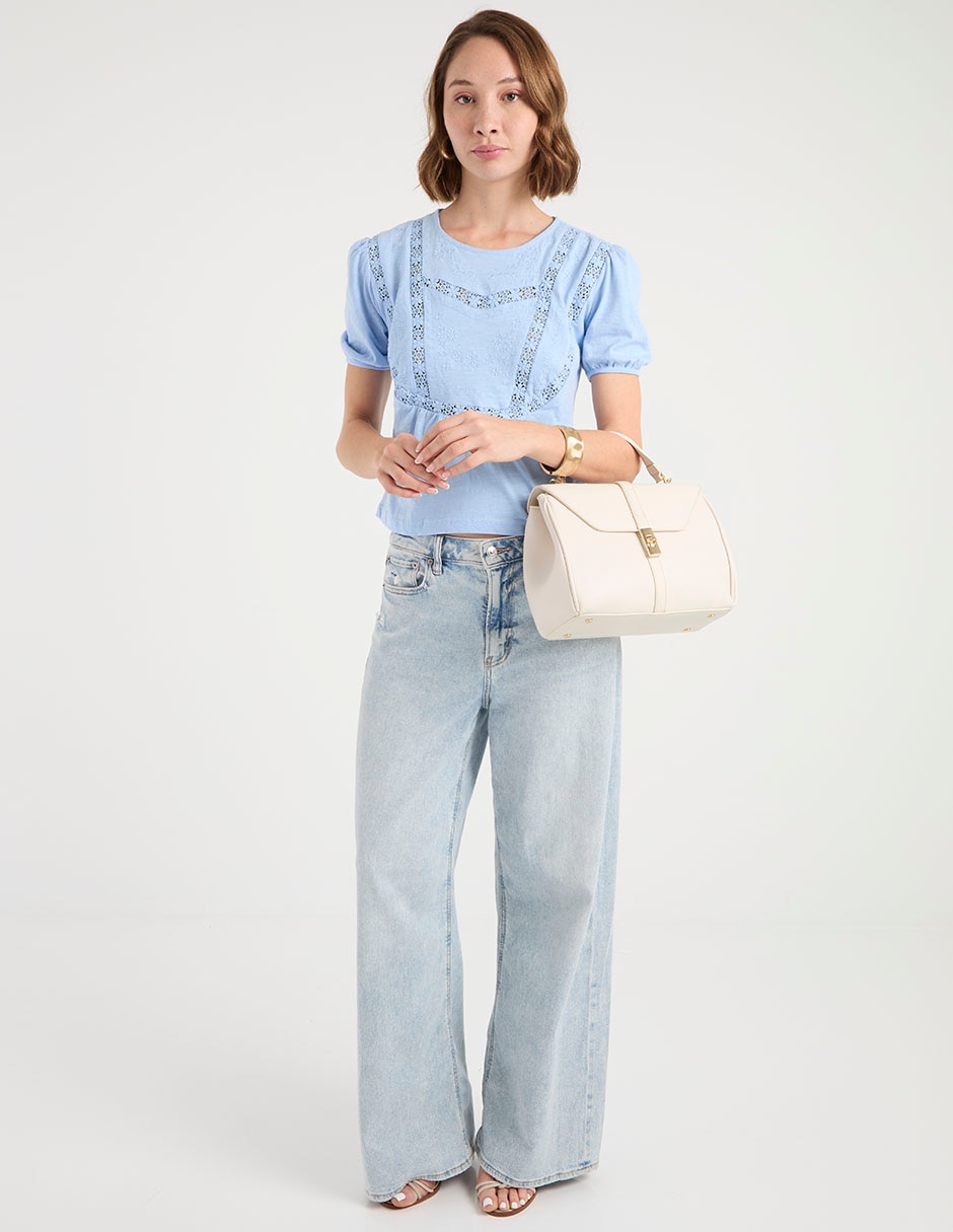 PLAYERA WKCL250219-10, G, DENIM CLARO