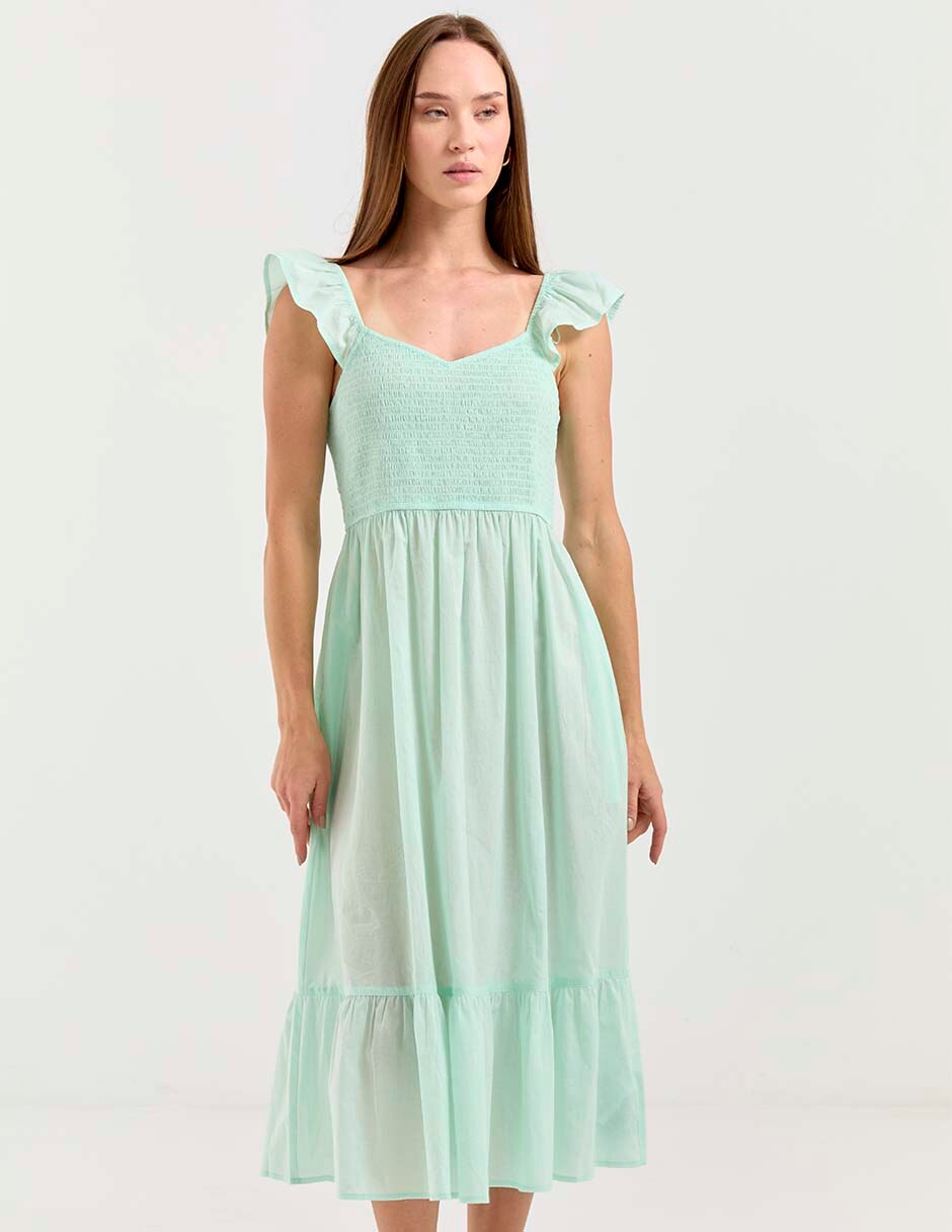 Vestido midi casual para mujer Vestido midi casual para mujer