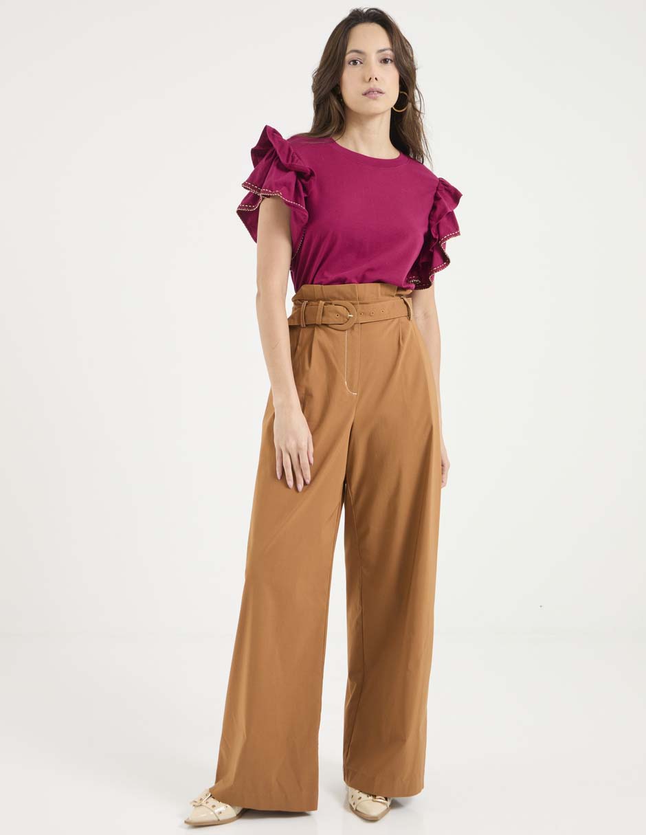 Blusa manga corta para mujer 3