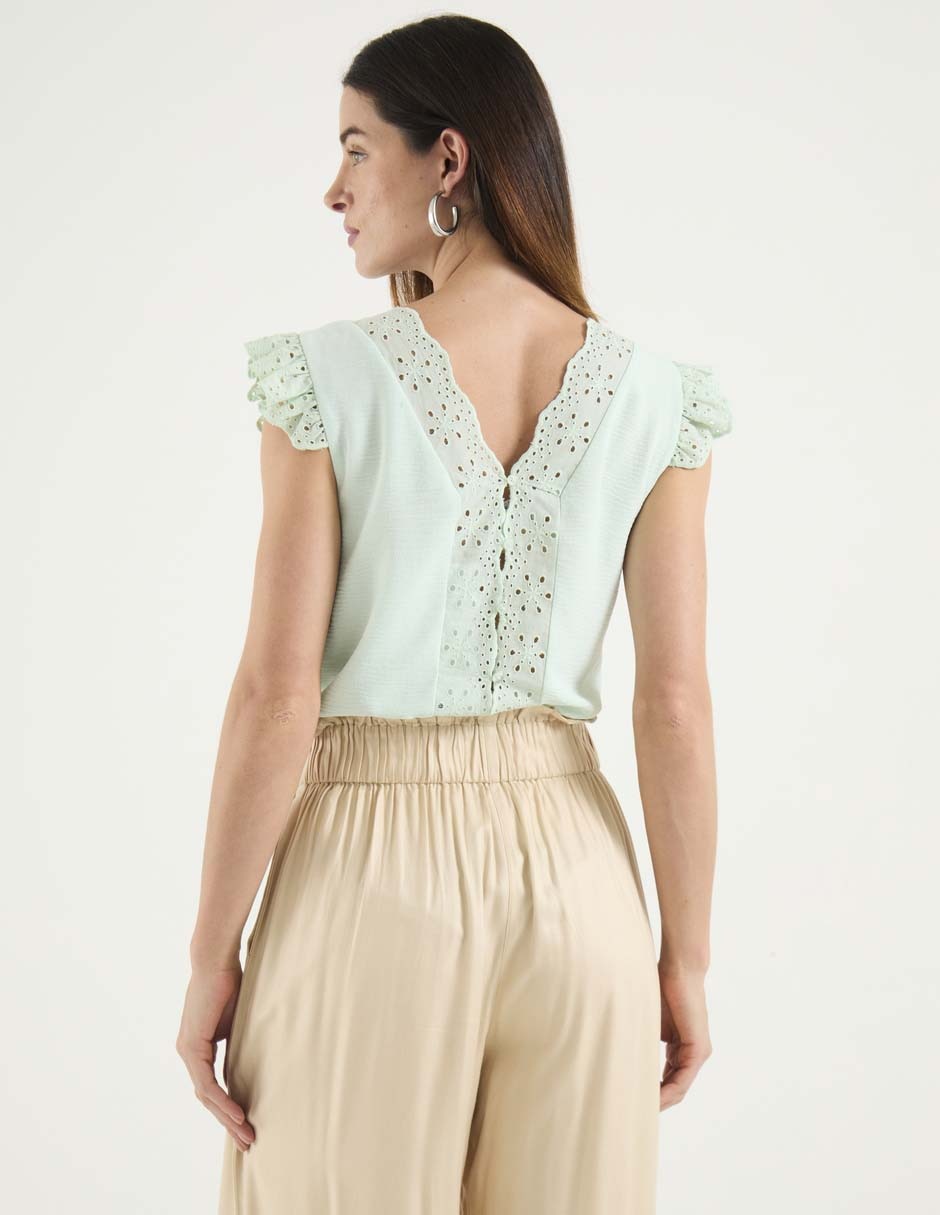 Blusa manga corta para mujer 2