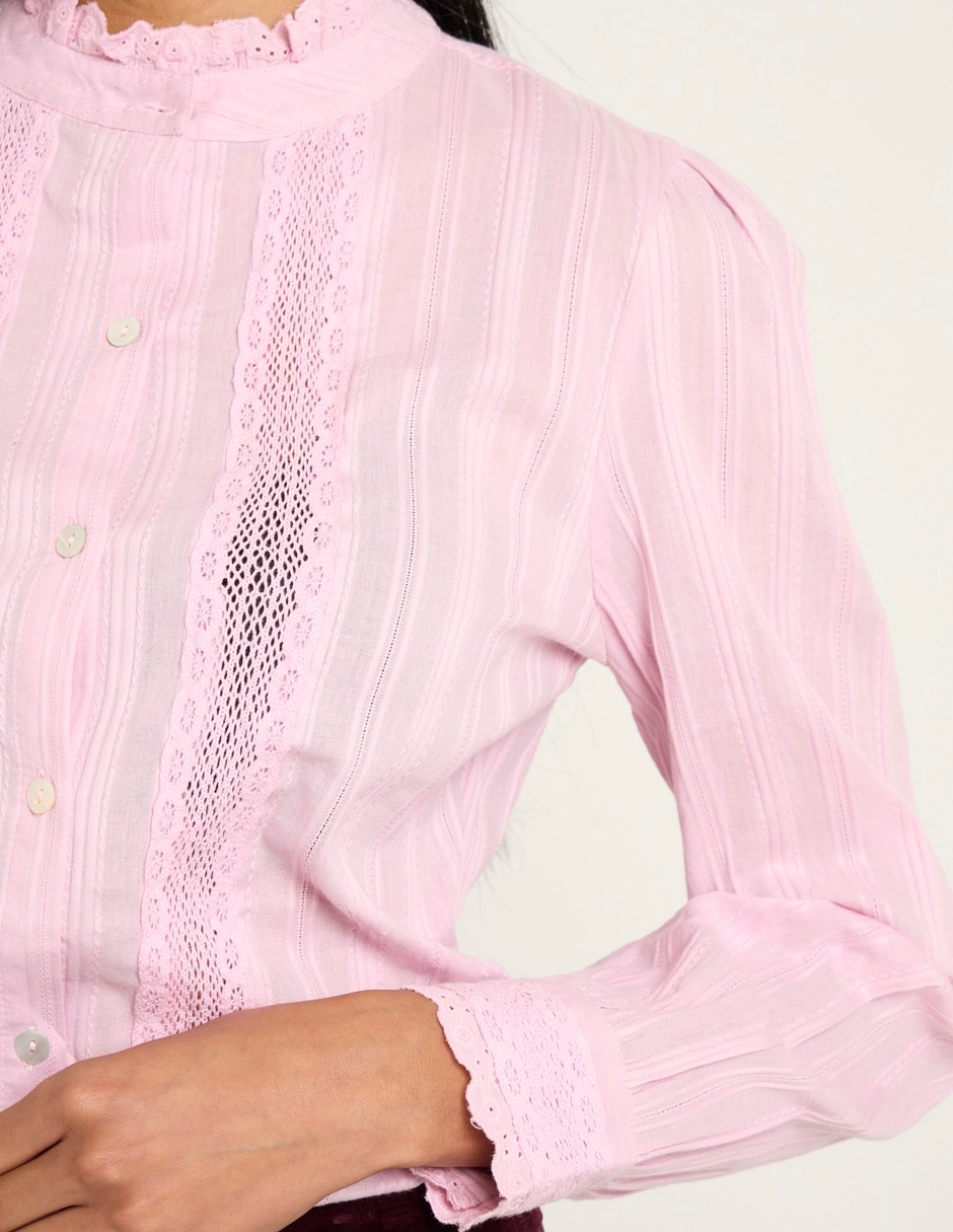 Blusa manga larga para mujer 4