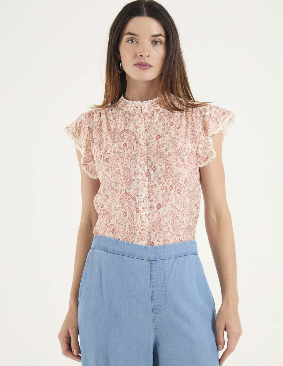Blusa manga corta para mujer Blusa manga corta para mujer