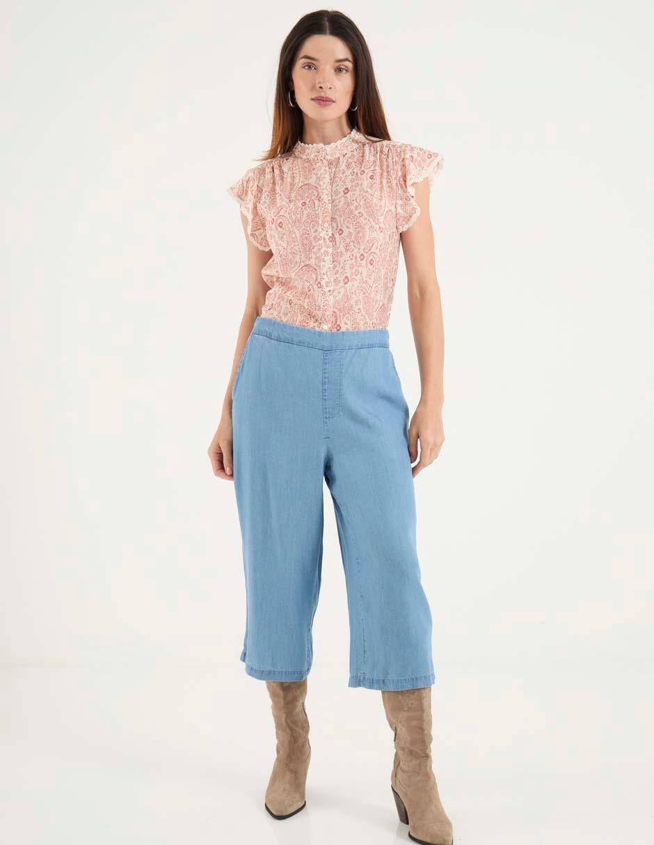 Blusa manga corta para mujer 3