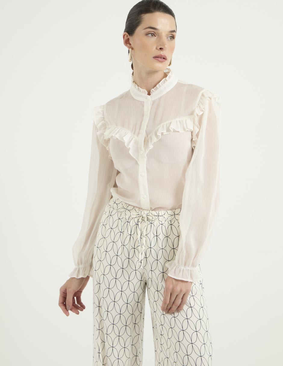 Blusa manga larga para mujer Blusa manga larga para mujer