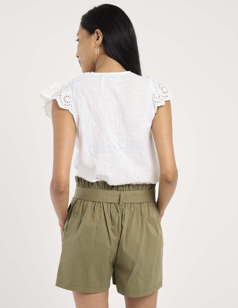 Blusa manga corta para mujer 2
