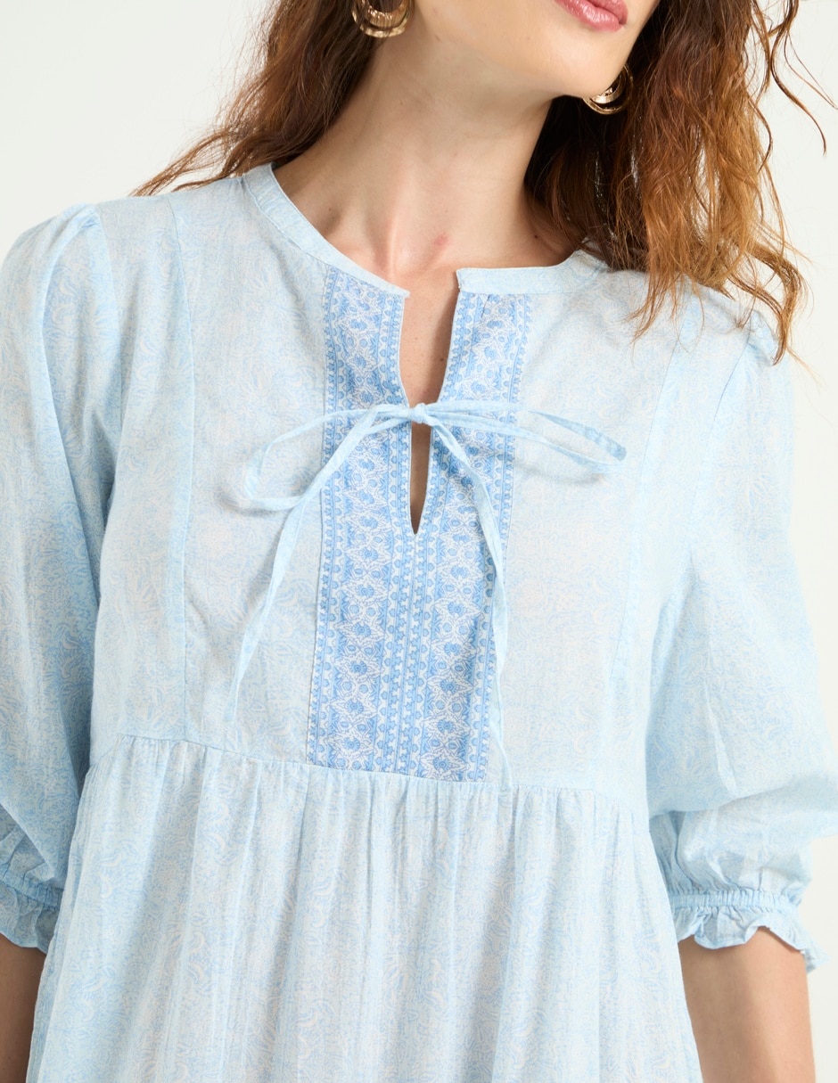 Vestido a la rodilla casual para mujer 4