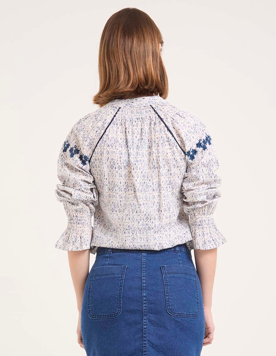 Blusa manga 3/4 para mujer 2