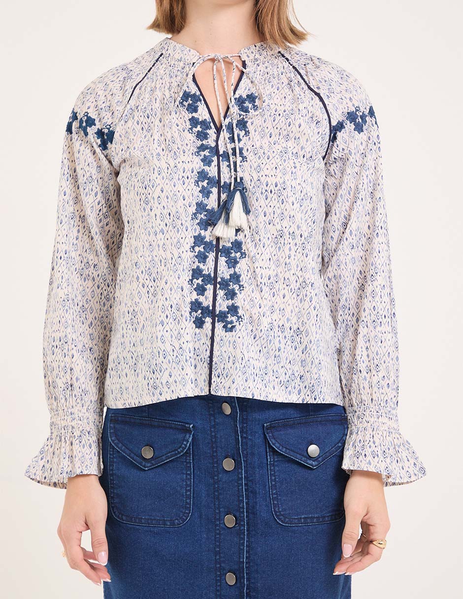 Blusa manga 3/4 para mujer 4