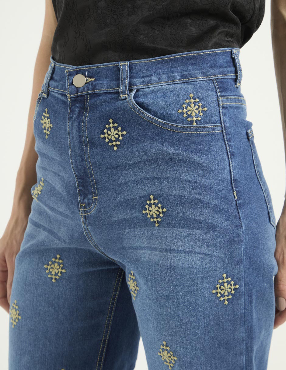 Jeans straight para mujer 4