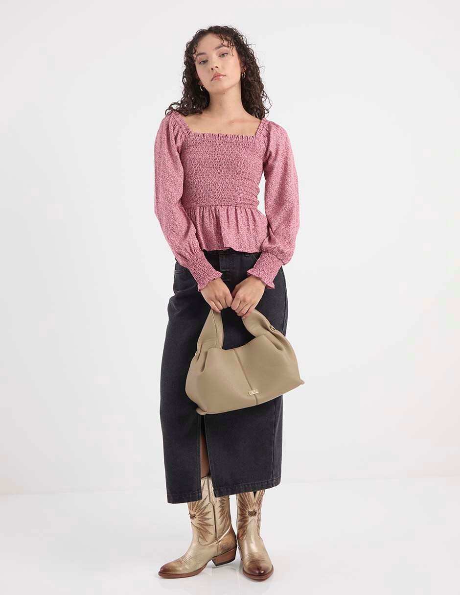 Blusa manga larga para mujer 3