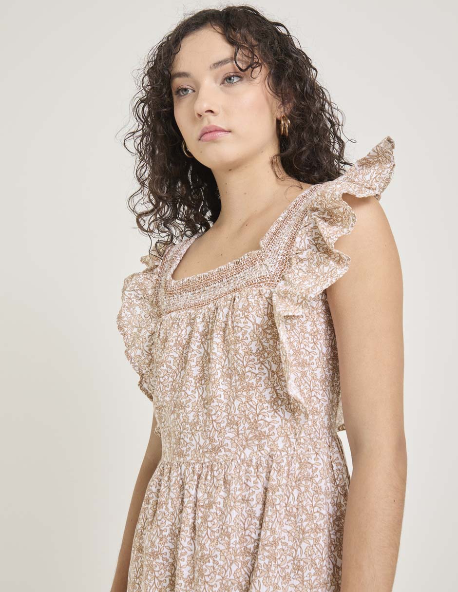VESTIDO 3/4 WEEK BY WEEKEN, M, SALVADO