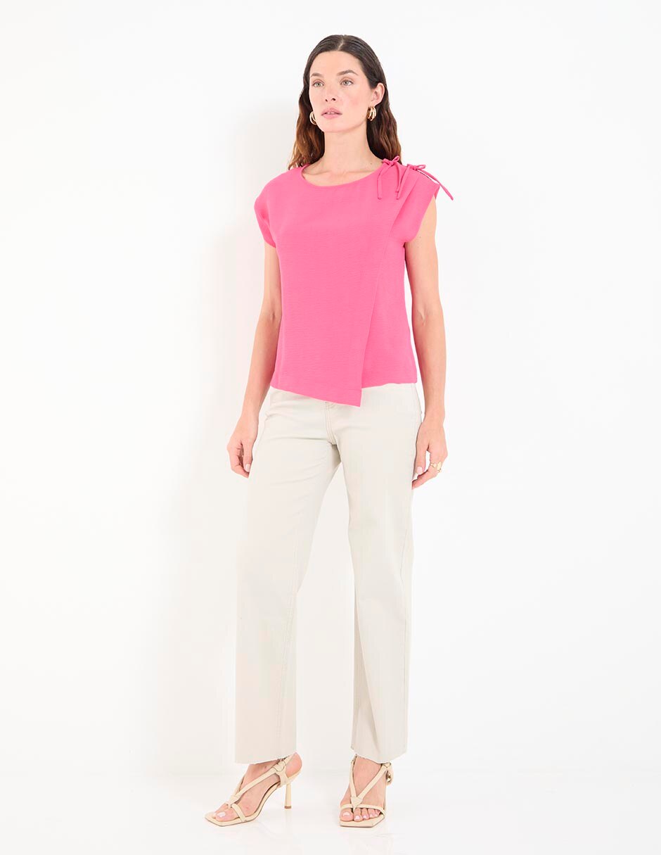 Pantalón easy pant straight para mujer 3
