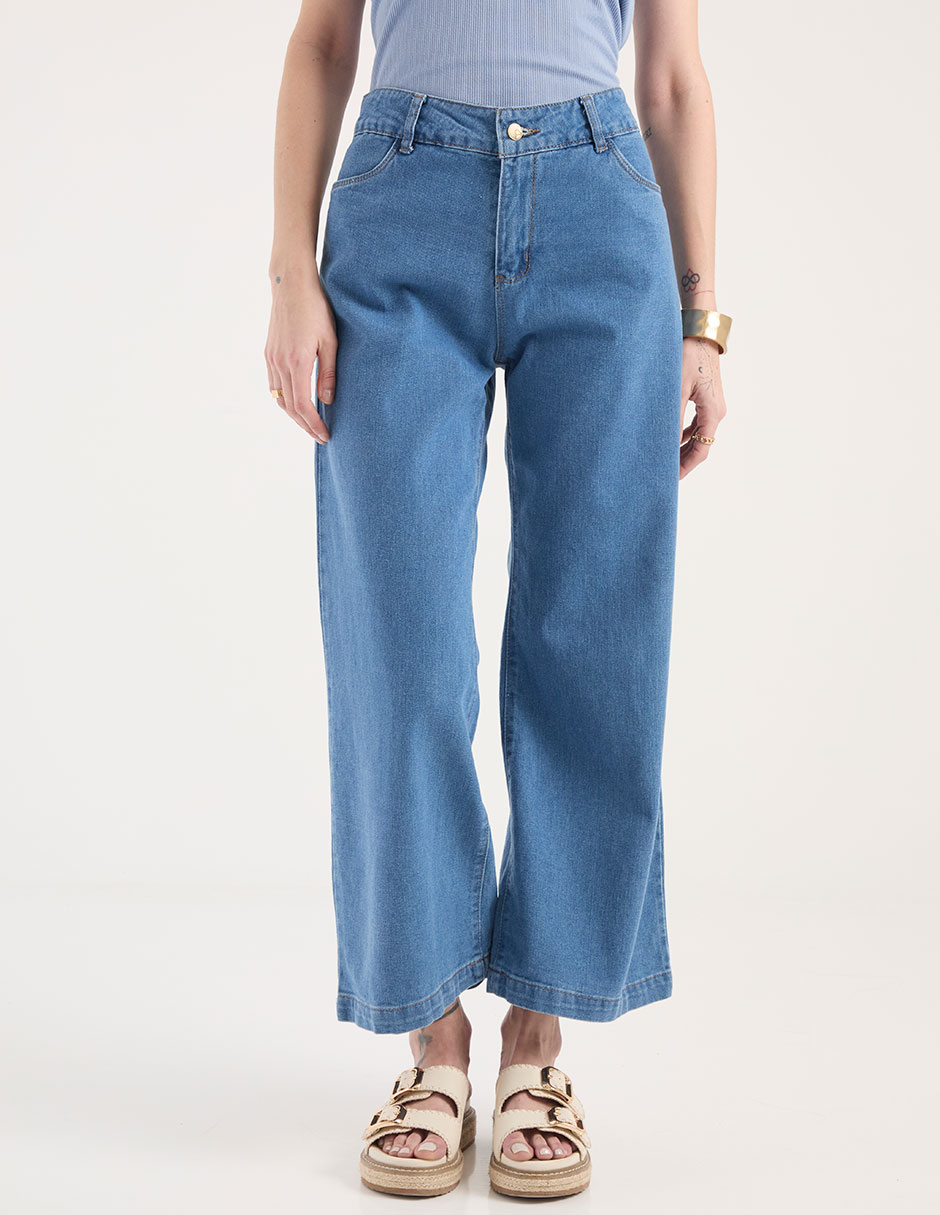 Jeans amplio para mujer 1