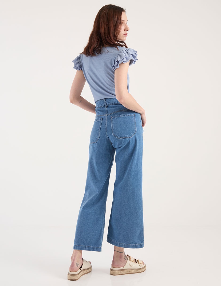 Jeans amplio para mujer 2