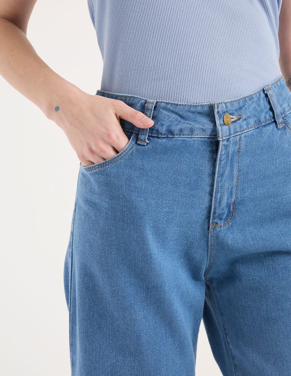 Jeans amplio para mujer 4