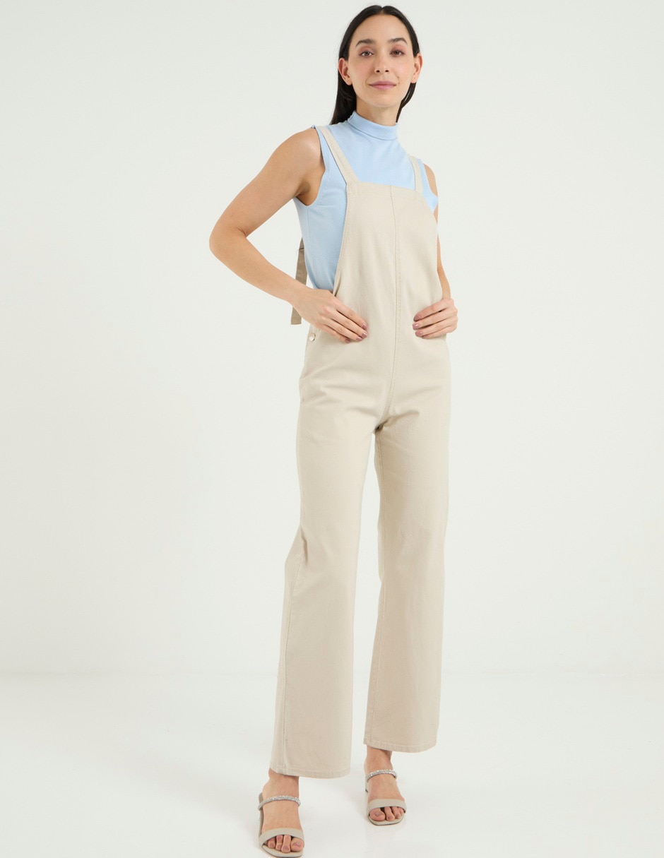 Jumpsuit estampado liso para mujer 3