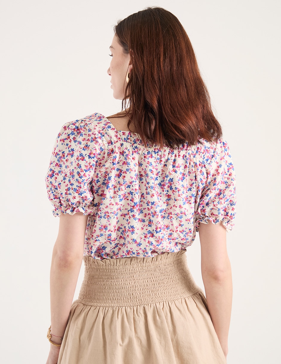 Blusa manga corta para mujer 2