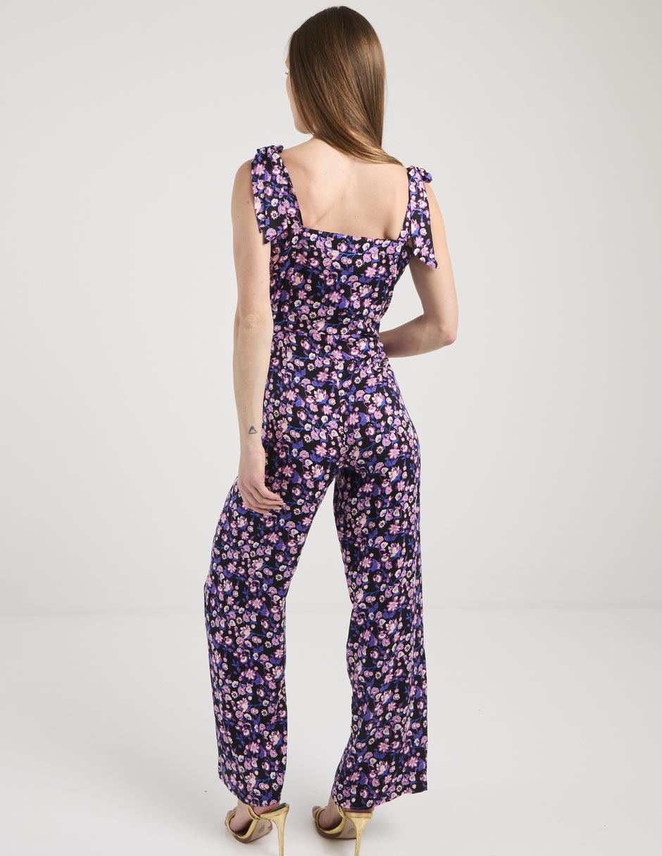 Jumpsuit casual estampado floral para mujer 2