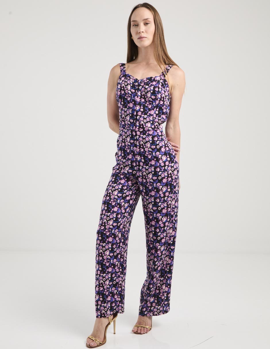 Jumpsuit casual estampado floral para mujer 3
