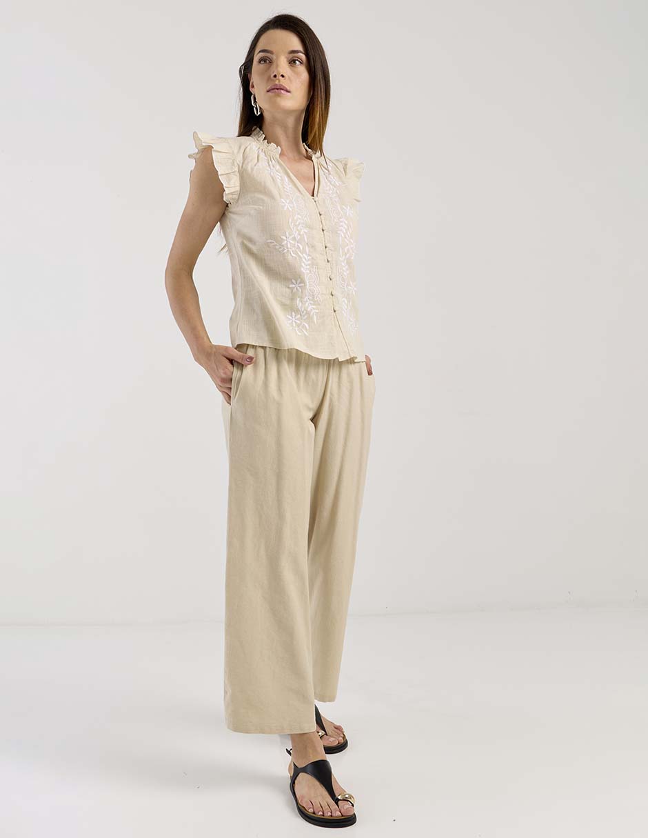 Pantalón easy pant amplio para mujer 3