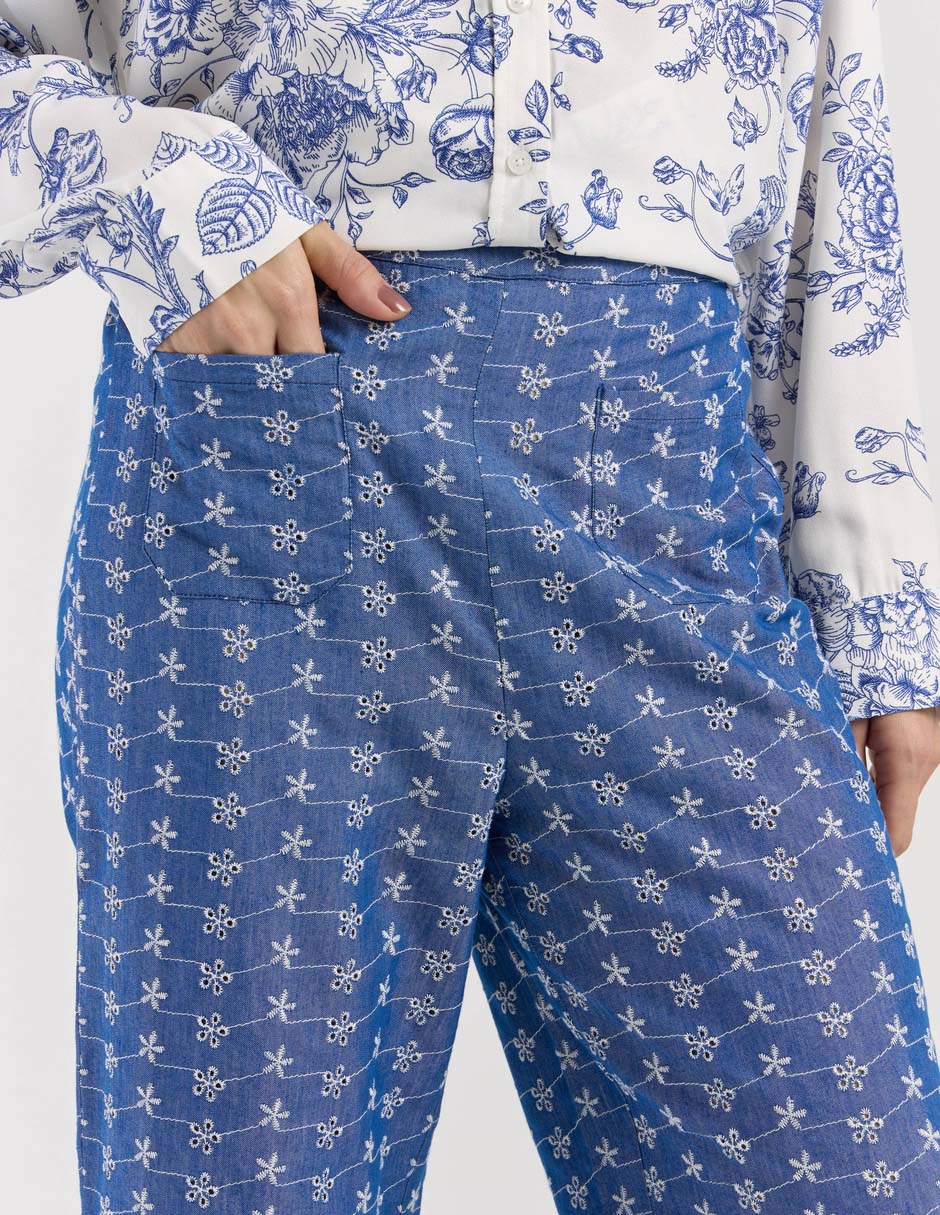 Pantalón easy pant amplio para mujer 4