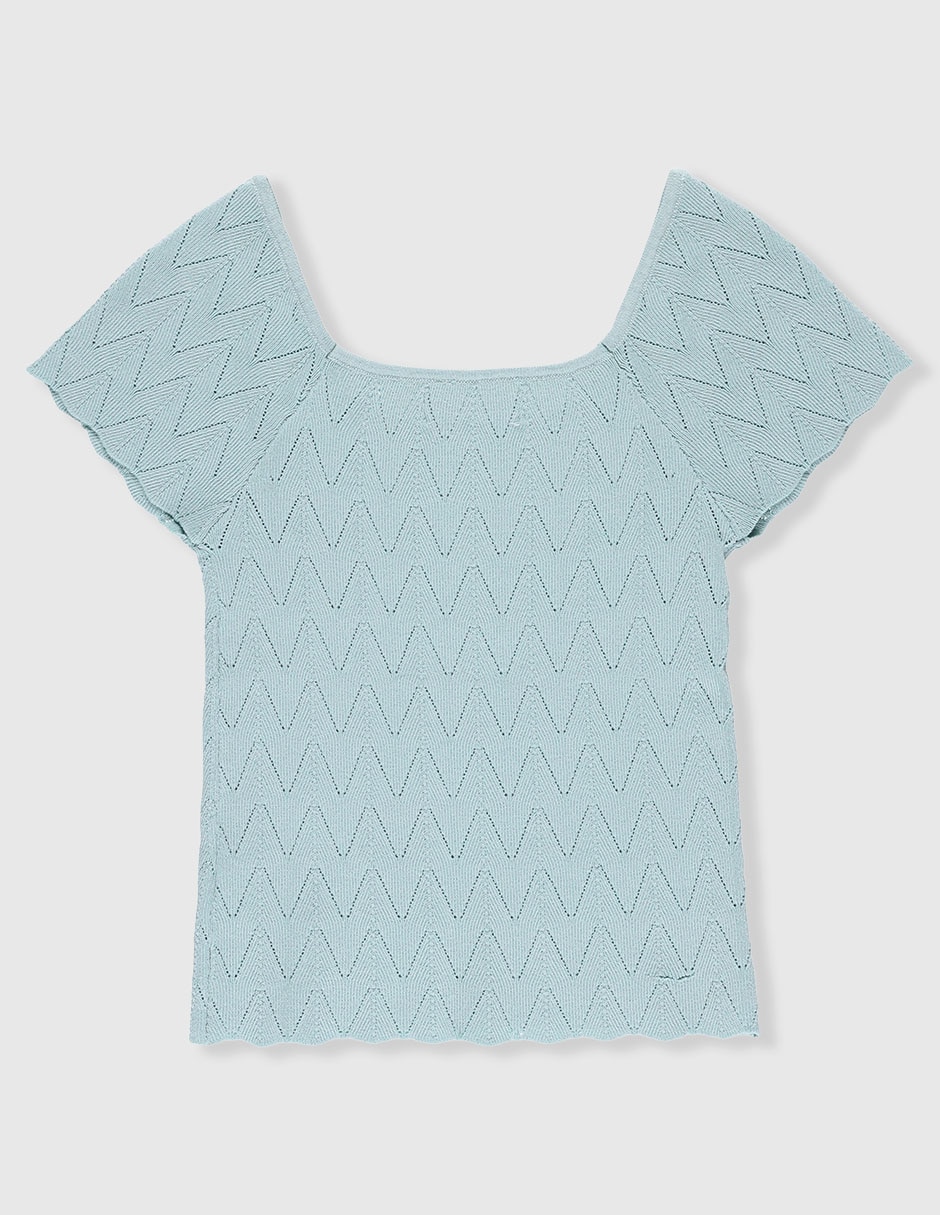 BLUSA WKCL25048-R2604 WE, M, NUBE AZUL
