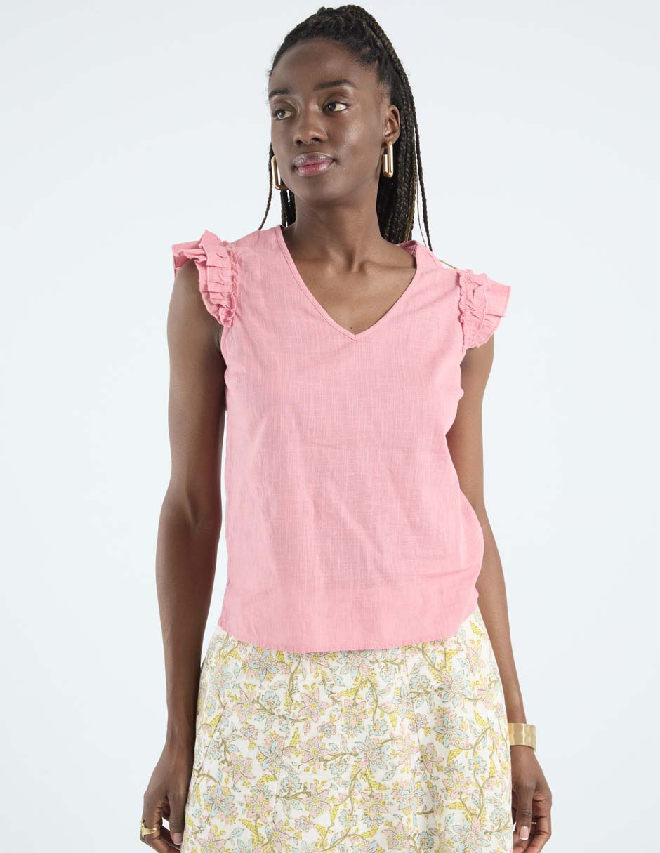 Blusa manga corta para mujer Blusa manga corta para mujer
