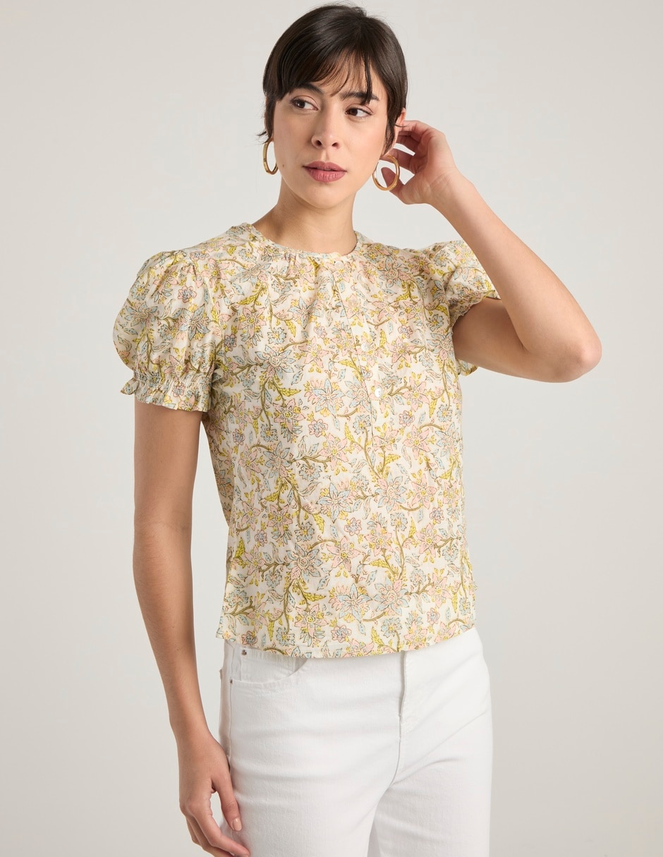Blusa manga corta para mujer Blusa manga corta para mujer