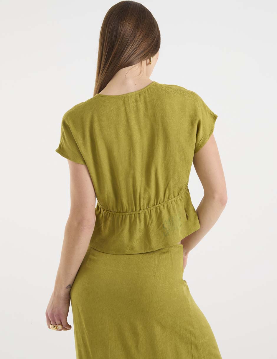Blusa manga corta para mujer 2
