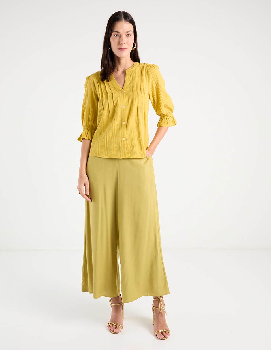 Blusa Week By Weekend manga 3/4 para mujer