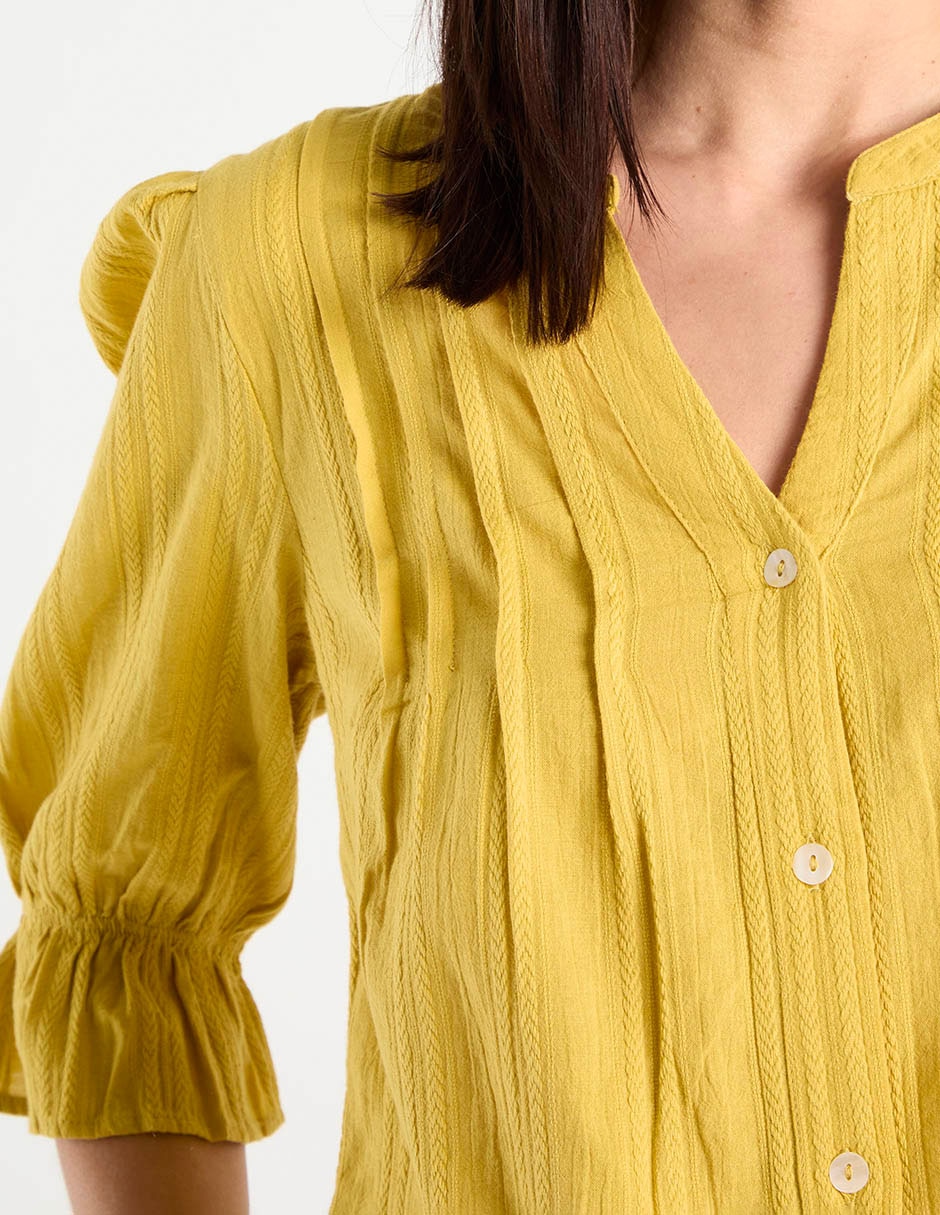 Blusa Week By Weekend manga 3/4 para mujer