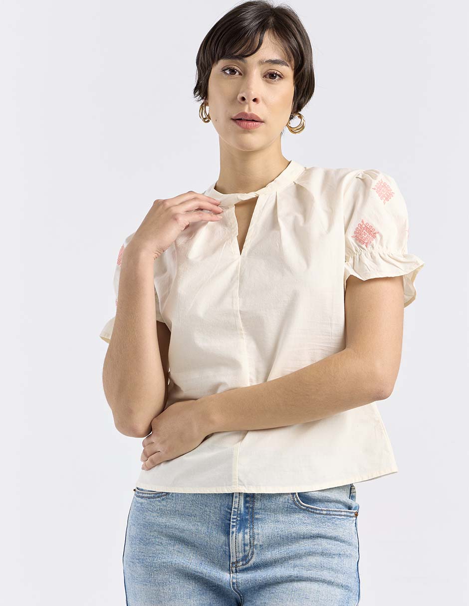 Blusa manga corta para mujer Blusa manga corta para mujer