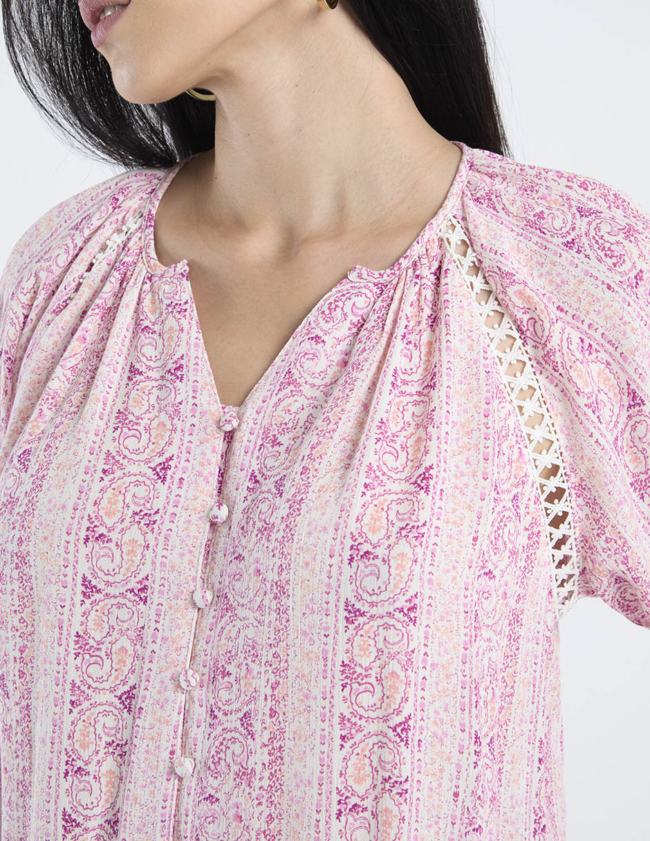 Blusa manga larga para mujer 4