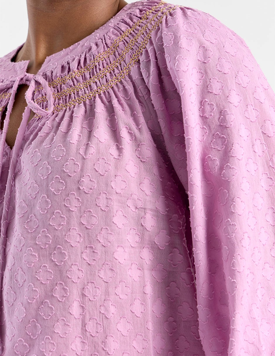 Blusa Week By Weekend manga larga para mujer