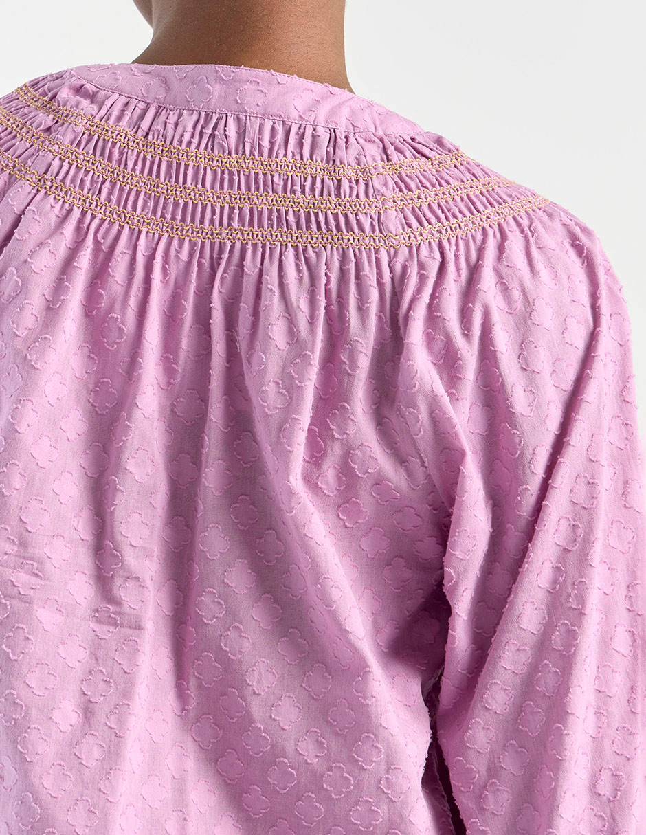 Blusa Week By Weekend manga larga para mujer