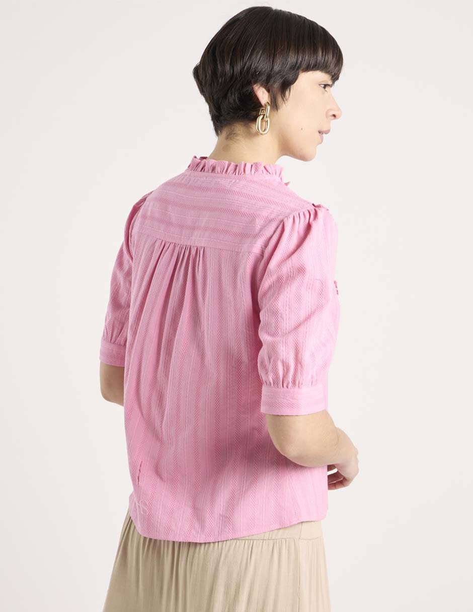 Blusa manga al codo para mujer 2