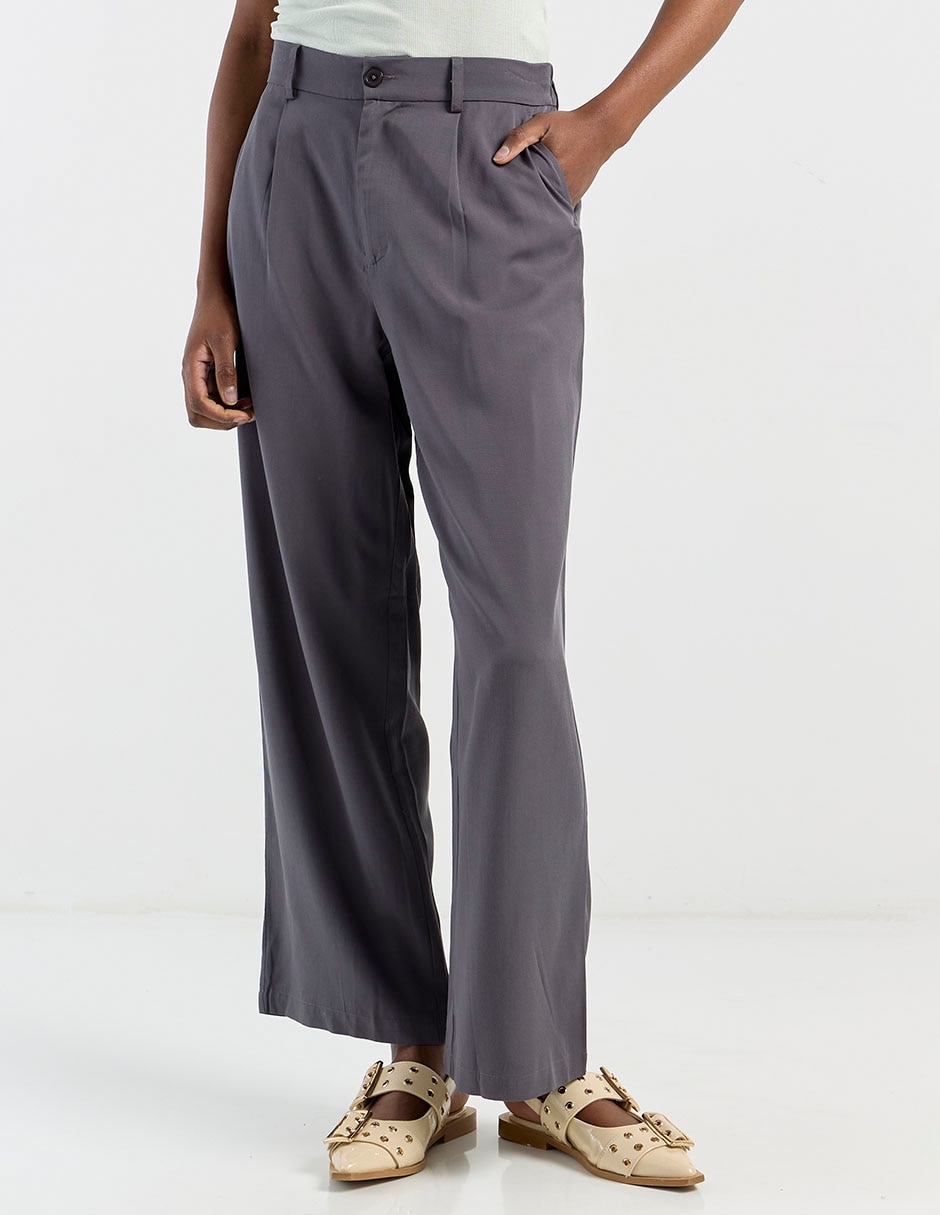 Pantalón relaxed amplio para mujer