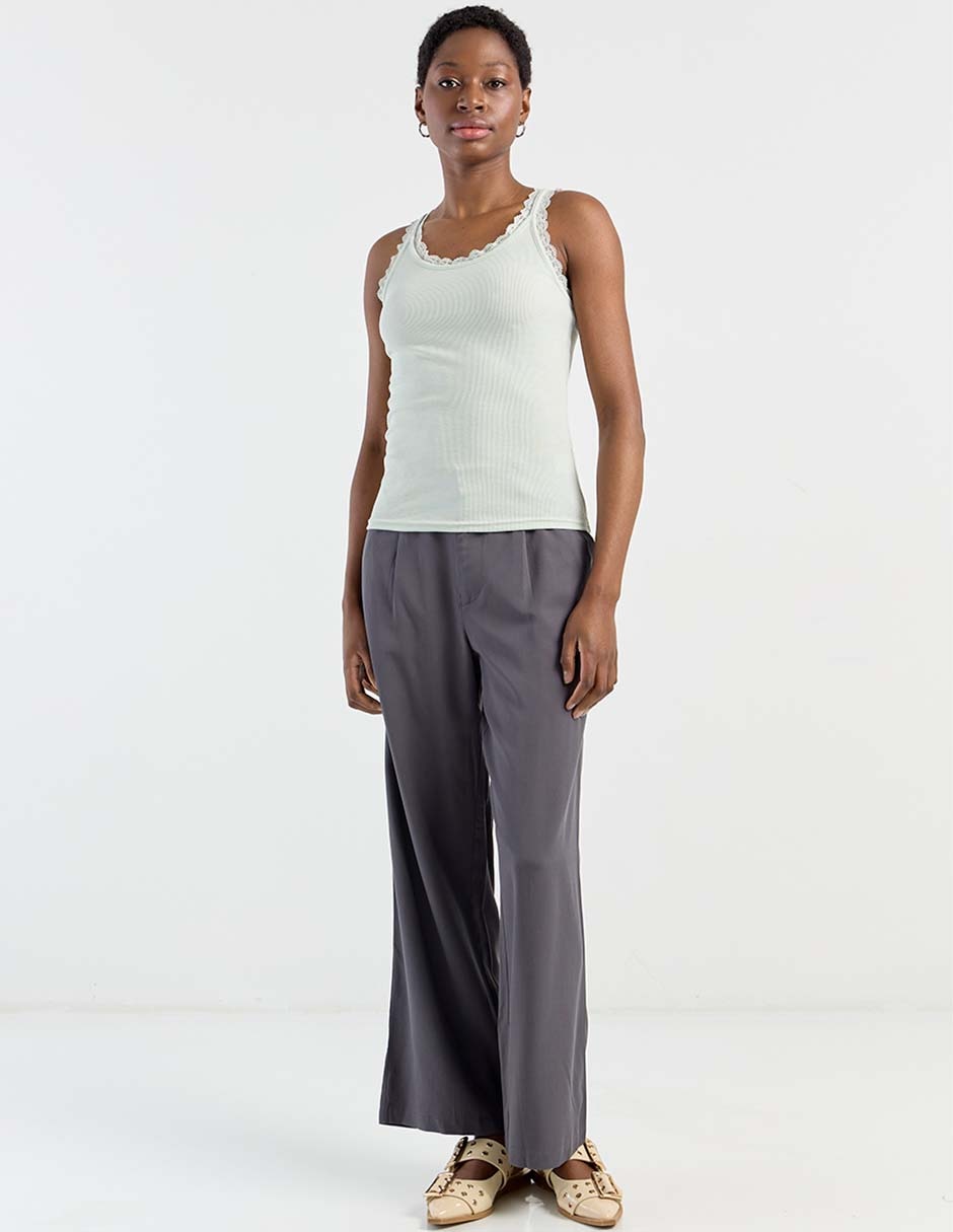 Pantalón relaxed amplio para mujer 2
