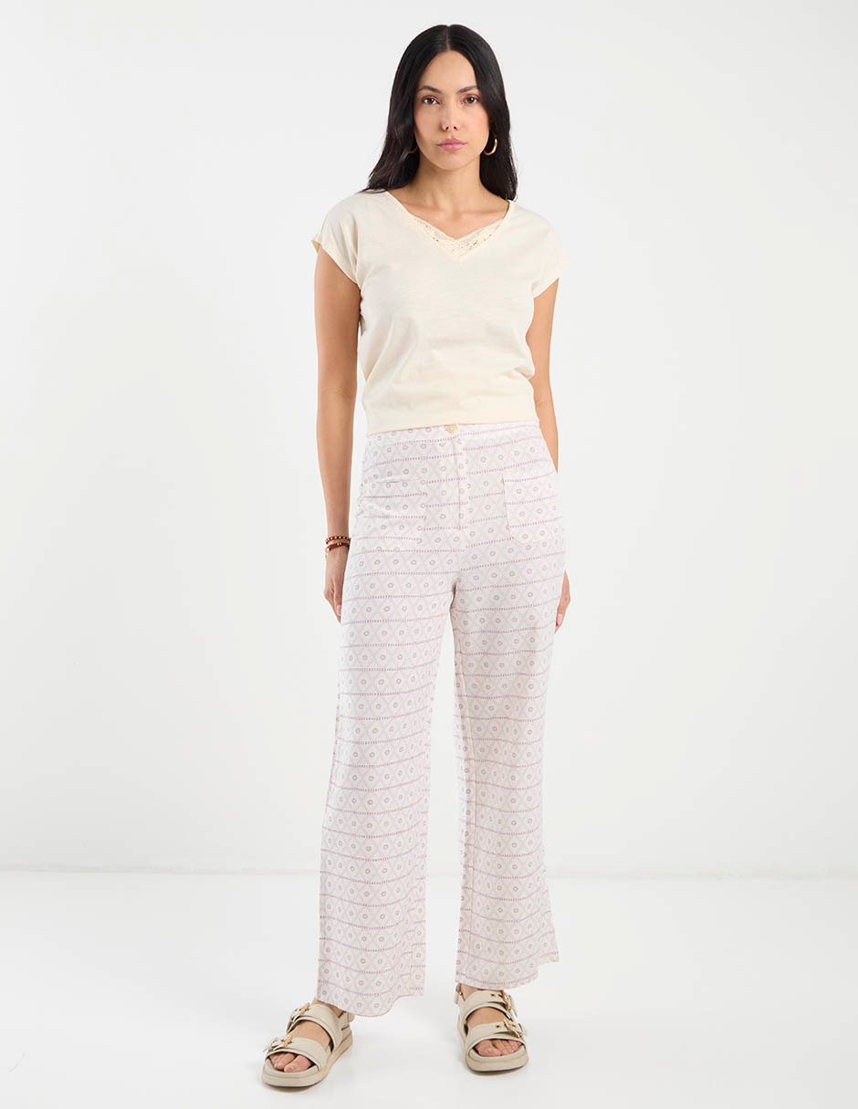 Pantalón relaxed amplio para mujer 2