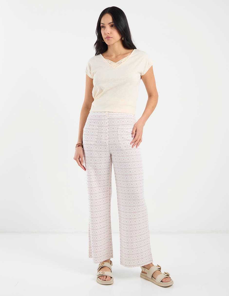 Pantalón relaxed amplio para mujer 3
