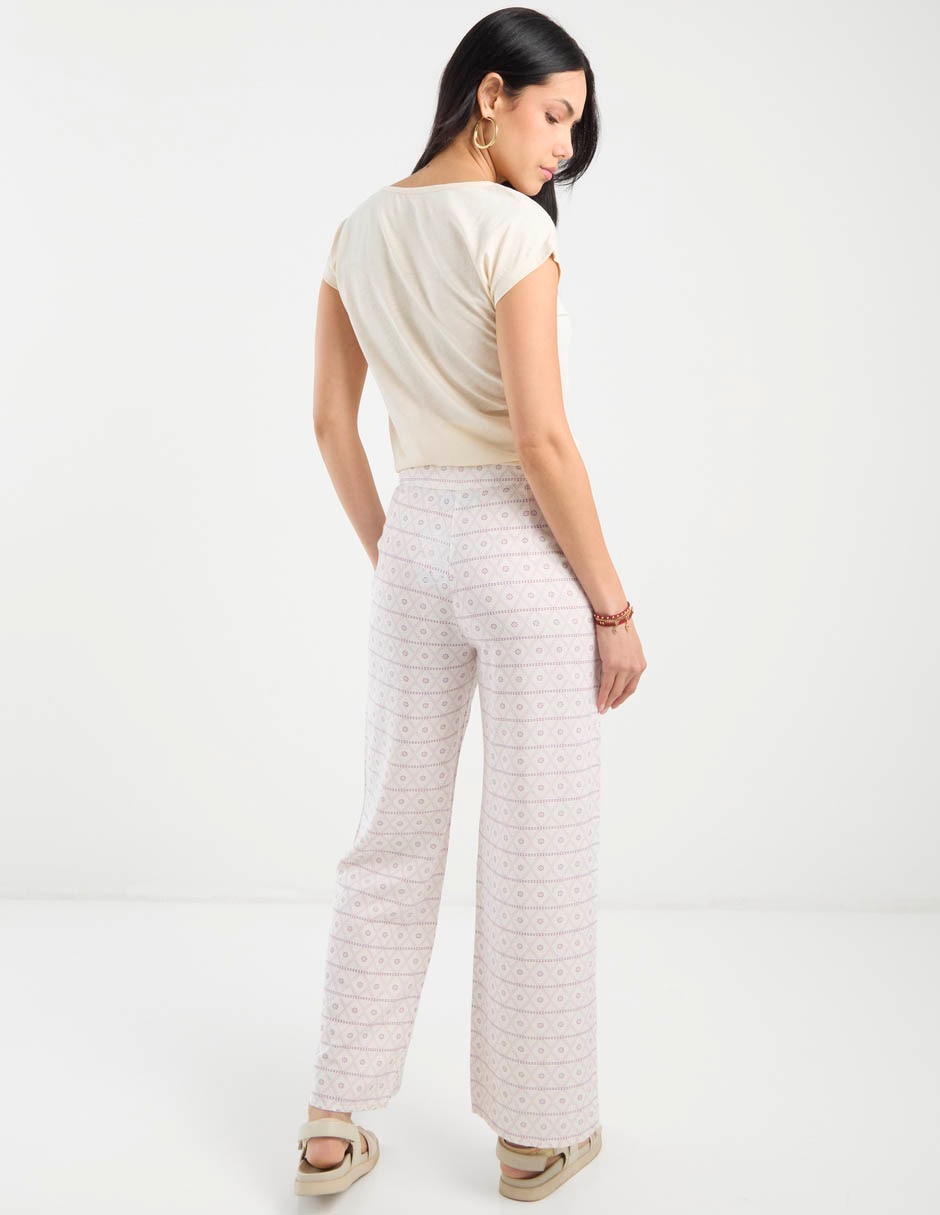 Pantalón relaxed amplio para mujer 6