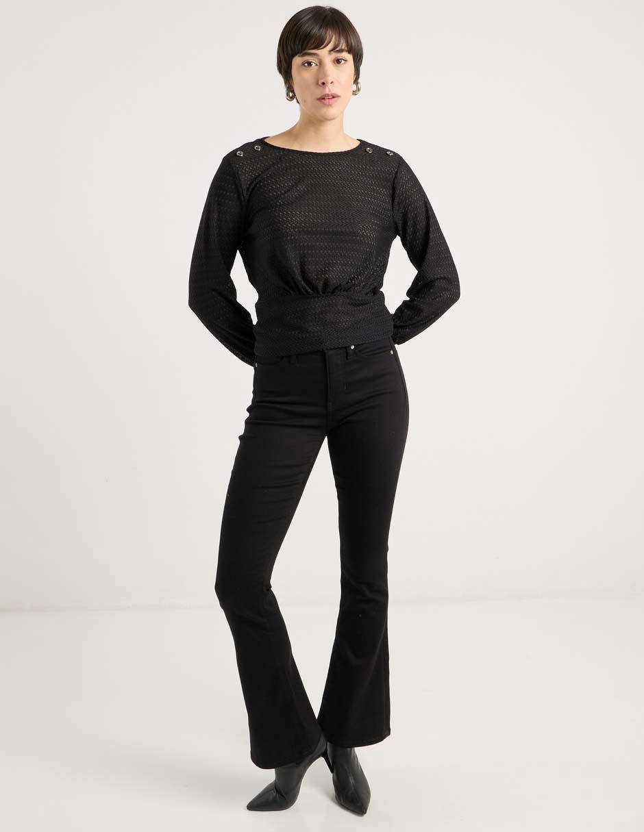 Blusa manga larga para mujer 3