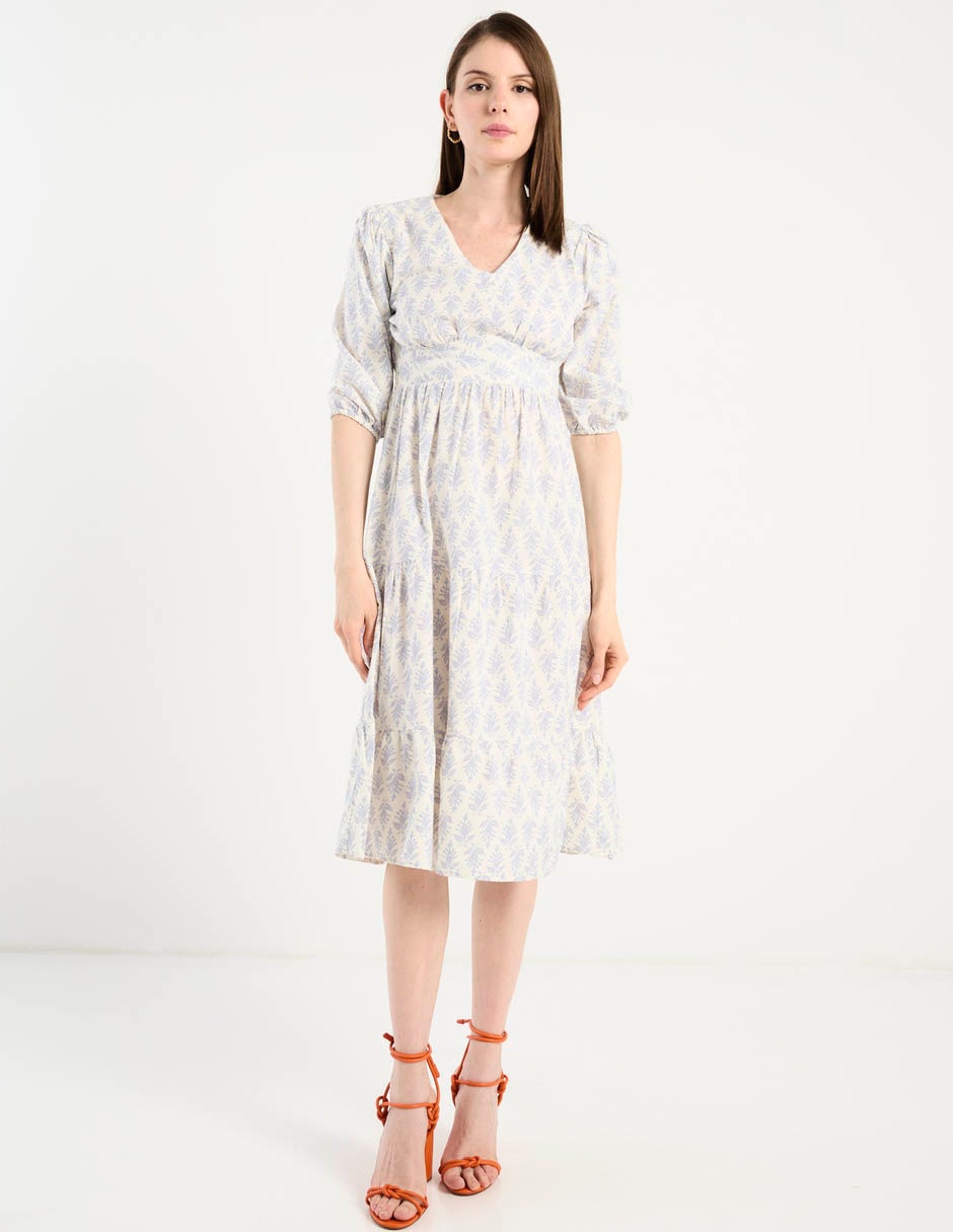 Vestido midi casual para mujer