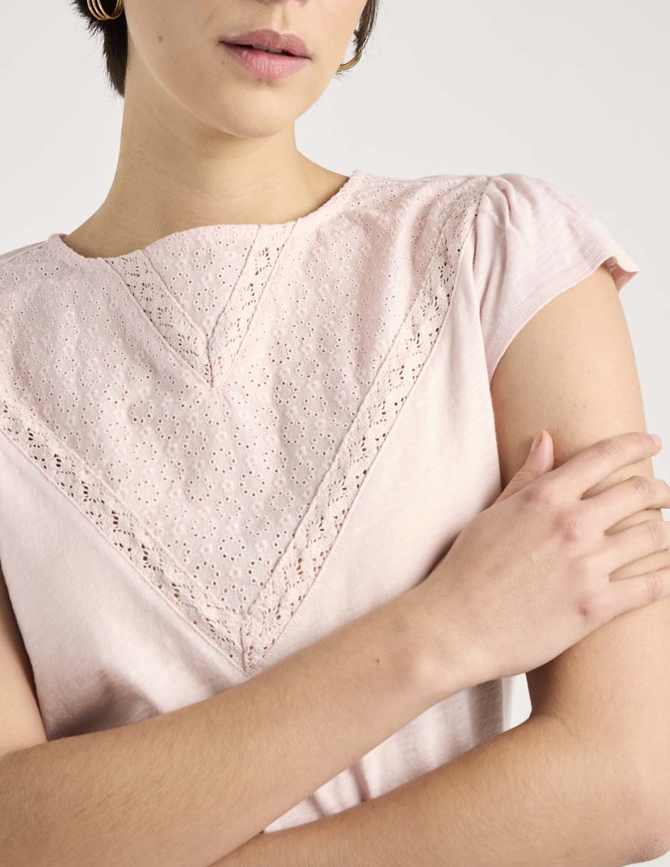 PLAYERA WKCL26084-04 W, G, LILA PÁLIDO