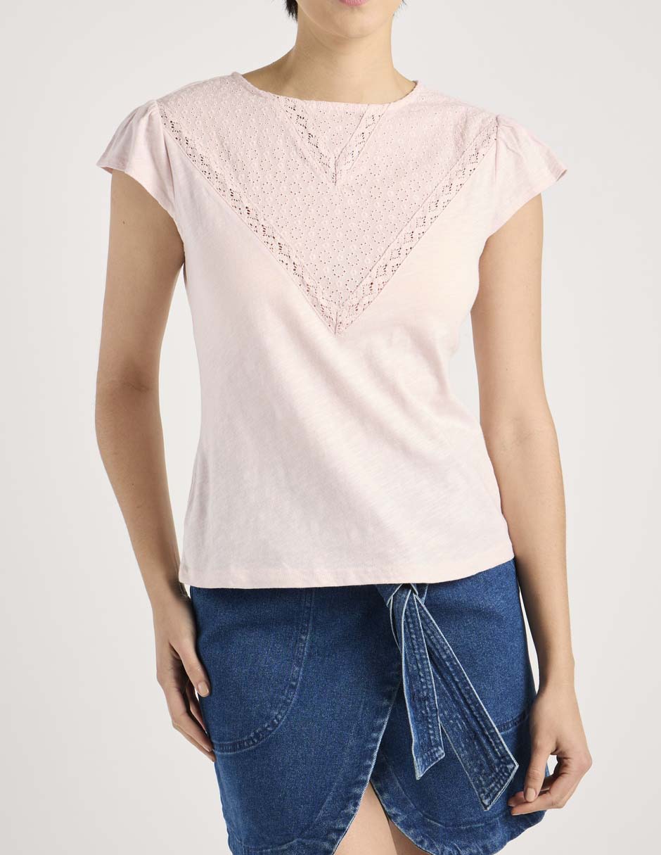 PLAYERA WKCL26084-04 W, G, LILA PÁLIDO