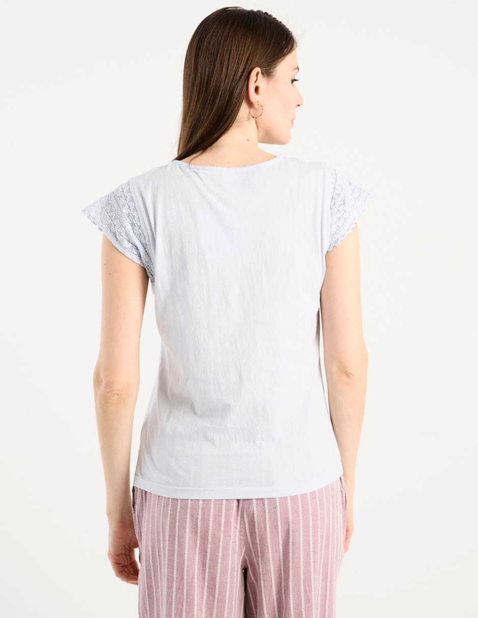 PLAYERA 230491098-R26, CH, CIELO CLARO