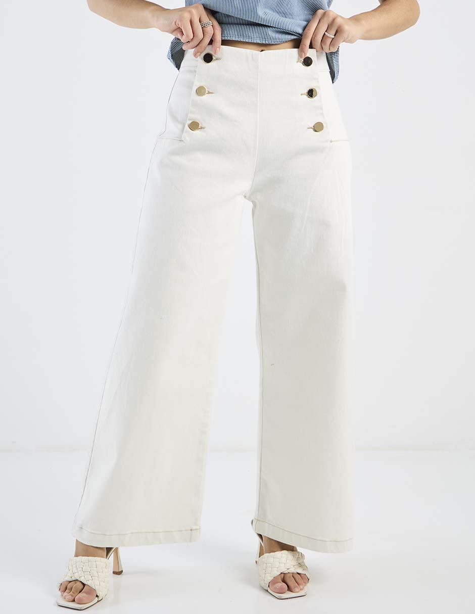 Pantalón relaxed amplio para mujer