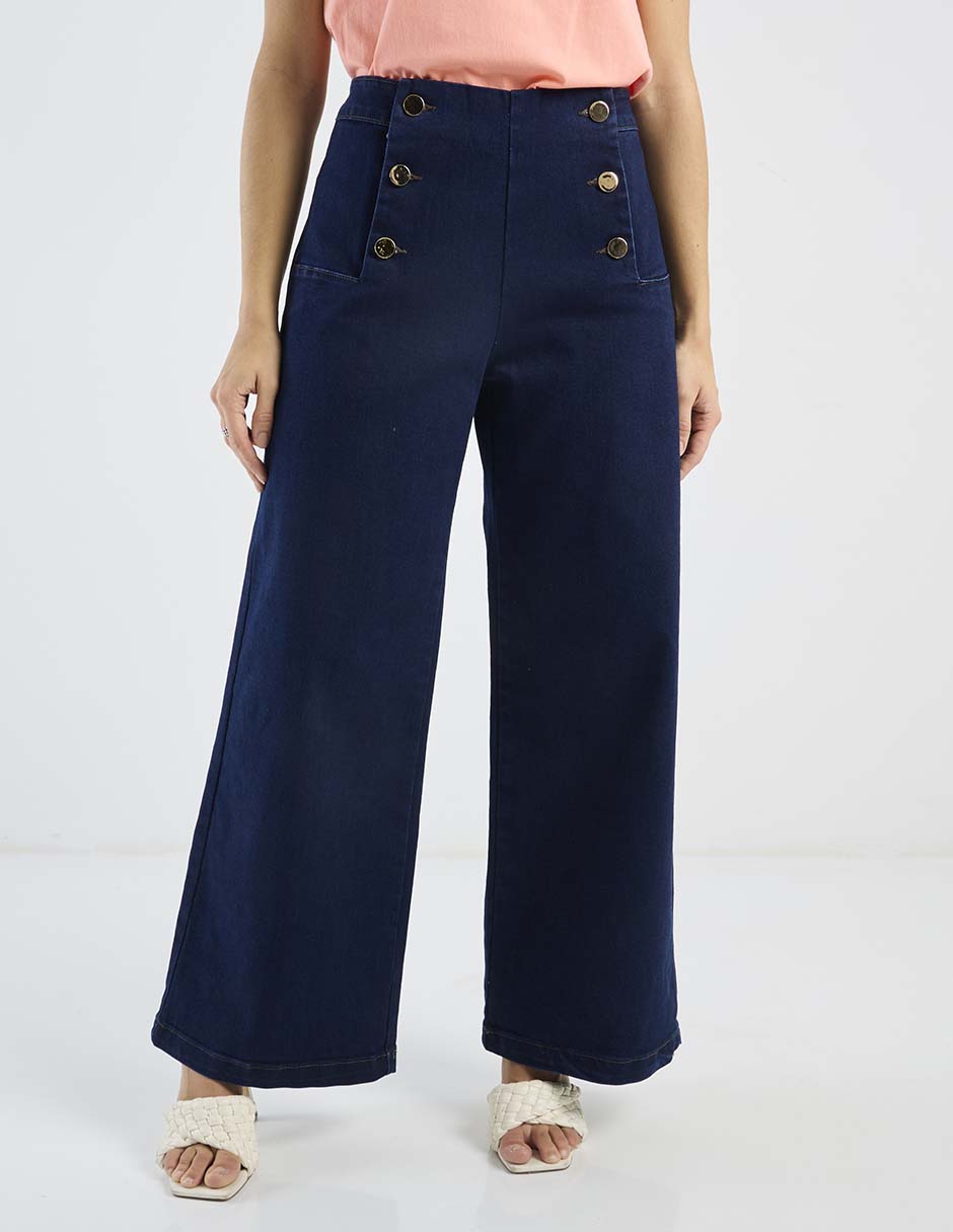 Pantalón relaxed amplio para mujer